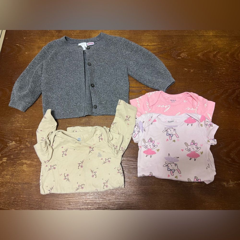 Bundle Casual Sleepwear Girls 12 Months Spring Warm Girlie Body Suits